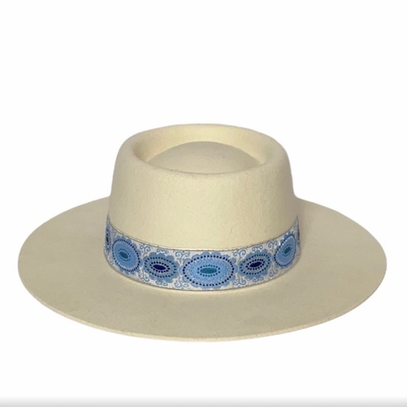 Lack of Color Lolita White Classic Wool Boater - Picture 3 of 7